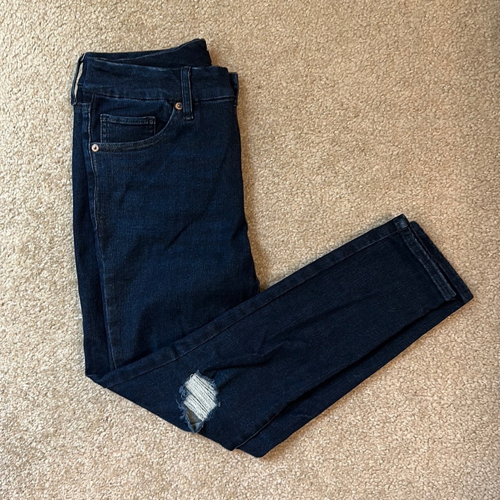 Women’s Express Mid-Rise Ultra Hyper-stretch Skinny Jeans-S Petite 0/2/4